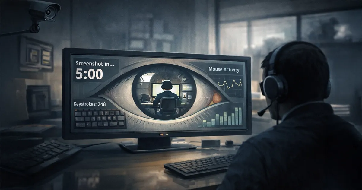 Il tuo capo sa quante volte muovi il mouse. Non è una metafora.