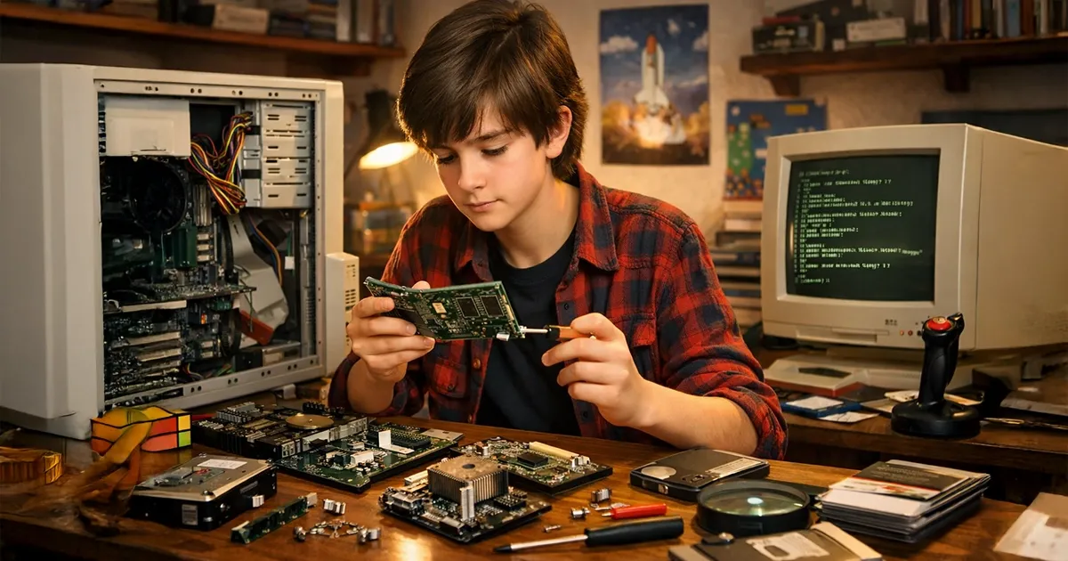 Ho smontato il mio primo computer a 13 anni. Non ho mai smesso.