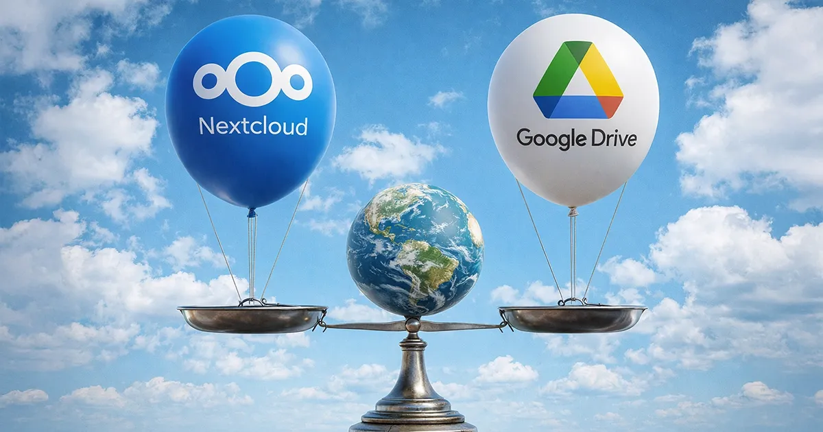 Nextcloud non è Google Drive. Ed è esattamente questo il punto.