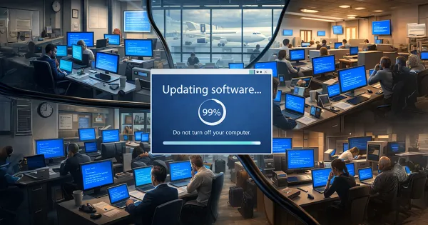 8.5 milioni di schermi blu: anatomia di una delega