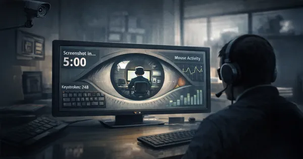 Il tuo capo sa quante volte muovi il mouse. Non è una metafora.